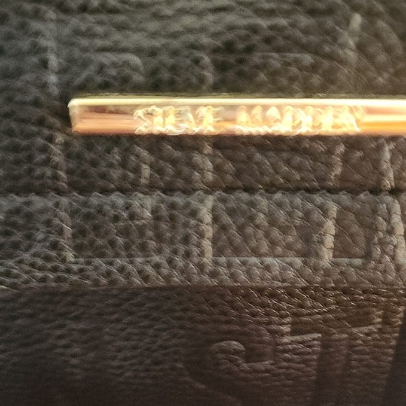 Steve Madden Black and Gold Womens Backpack - Picture 5 of 5